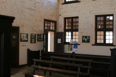 Cossack Courthouse pews