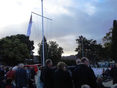 HMAS Leeuwin main mast