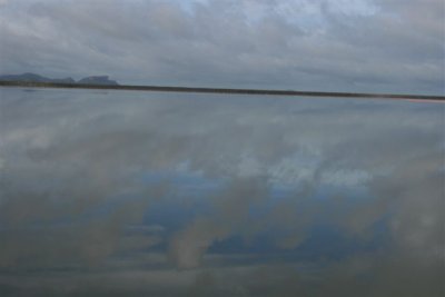 Relections across the Dam
