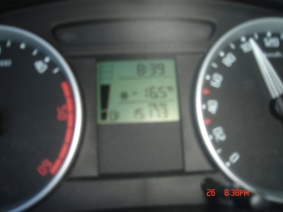 Proof of Life photo- driving around site.minus 16.5C #^%^$ cold in any language
