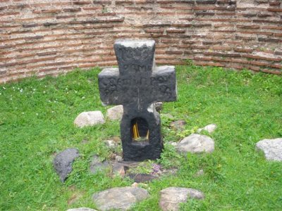 Roman Basilica Recent prayers or a BBQ?