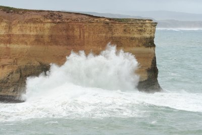 Thirty metre high cliffs