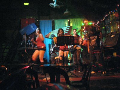 Band at restaurant /karaoke club