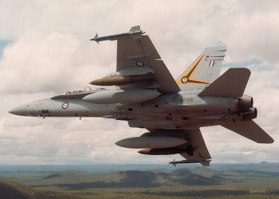 F/A-18B Hornet with Mk 84