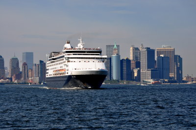 Cruise Ship Leaving NYC