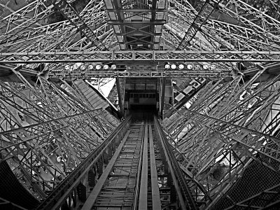 Inside the Eiffel Tower