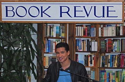 A Sign with Mario Lopez Under It!