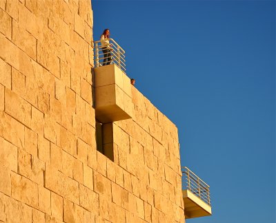 Late Afternoon At The Getty Museum
