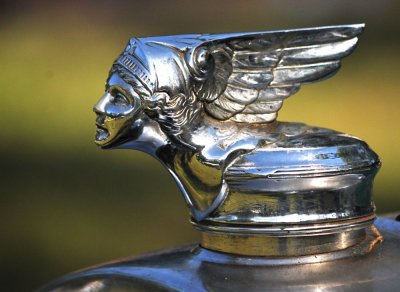 Elegant Lines Of An Old Hood Ornament