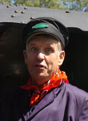 NICHOLAS OWEN, broadcaster and occasional footplate man.