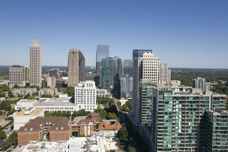 View From Balcony 860 Peachtree