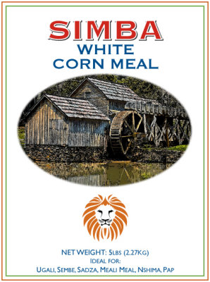 Simba White Corn Meal Package Layout
