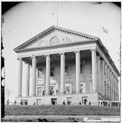 Capitol Building, Richmond 1865 Original Photograph