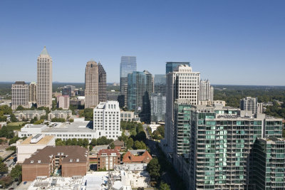 View From Balcony 860 Peachtree