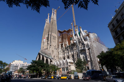 Sagrada familia - Basilica and Expiatory Church of the Holy Family from the architect Antoni Gaudi