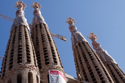 Sagrada familia - Basilica and Expiatory Church of the Holy Family from the architect Antoni Gaudi
