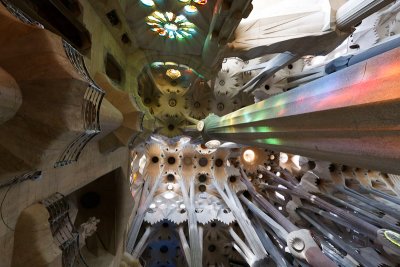 Sagrada familia - Basilica and Expiatory Church of the Holy Family from the architect Antoni Gaudi