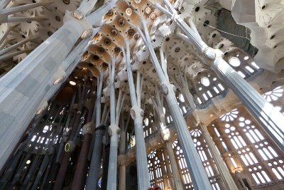 Sagrada familia - Basilica and Expiatory Church of the Holy Family from the architect Antoni Gaudi