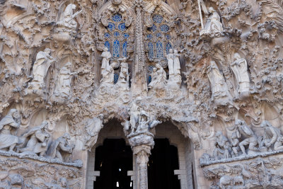 Sagrada familia - Basilica and Expiatory Church of the Holy Family from the architect Antoni Gaudi