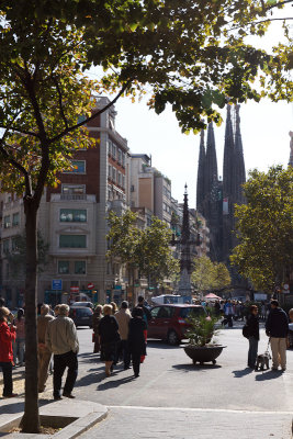 Sagrada familia - Basilica and Expiatory Church of the Holy Family from the architect Antoni Gaudi