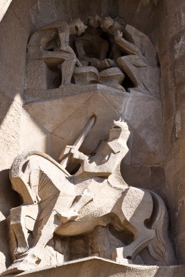 Sagrada familia - Basilica and Expiatory Church of the Holy Family from the architect Antoni Gaudi