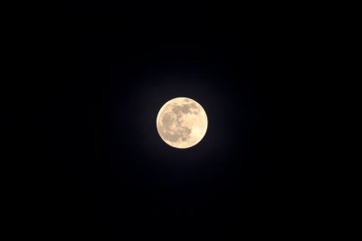 Pre-Eclipse Moon