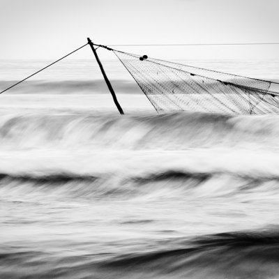 Salmon Nets Lunan Bay.