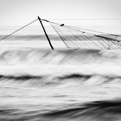 Salmon Nets Lunan Bay.