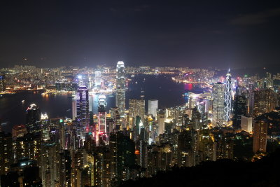 Hong Kong View from Victoria Peak, Oct 2010