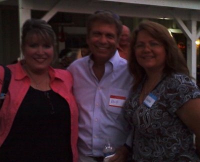 Me with local celeb Bill Murphy and Valorie Spencer, Aug 2009