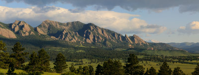 View of South Boulder from Eldorado Springs turn off.