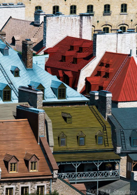 Roofs of Lower Town Quebec