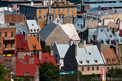 Roofs of Lower Town Quebec
