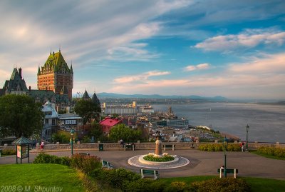 Quebec, Port and St Lawrence River, HDR