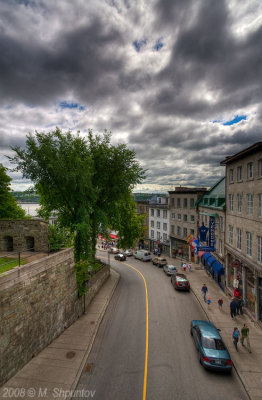 Streets of Old Quebec City, HDR