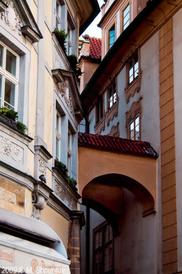 On Small Streets of Old Prague