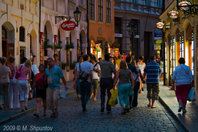 Prague Streets at Night