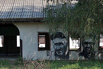 Abandoned house near the lignite mine of Kostolac