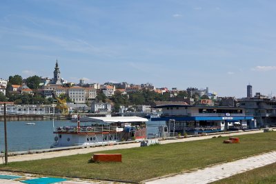 Belgrade and the river Sava