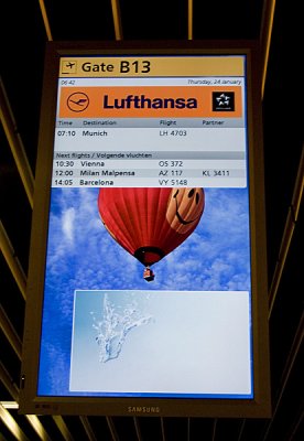 Flight is right on schedule. Departure 0710.