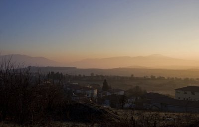 Our first beautiful sunrise just outside the hostel in Ag. Georgios