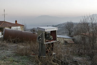 Our first beautiful sunrise just outside the hostel in Ag. Georgios