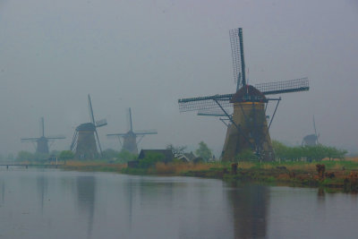 Wndmills in Fog