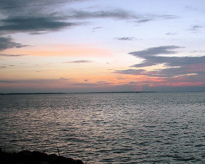 James River Sunset from Crab Shack