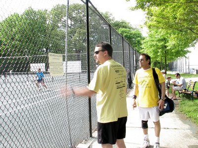 Mike Checking out Warm-Up Competition