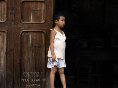 Young girl in Guilin, China