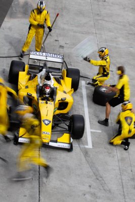 Team Malaysia at the pit stop, A1GP