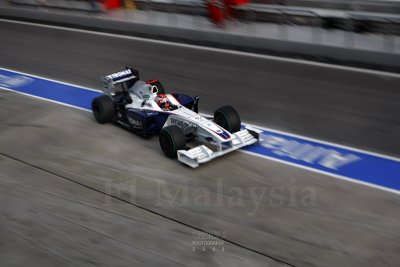 Robert Kubica pitting