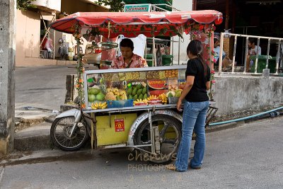 Road side fruits seller