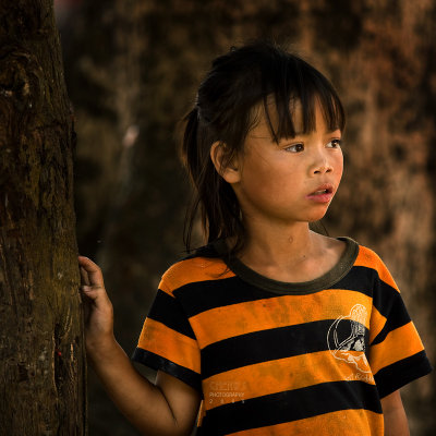 Pretty girl, Laos border town